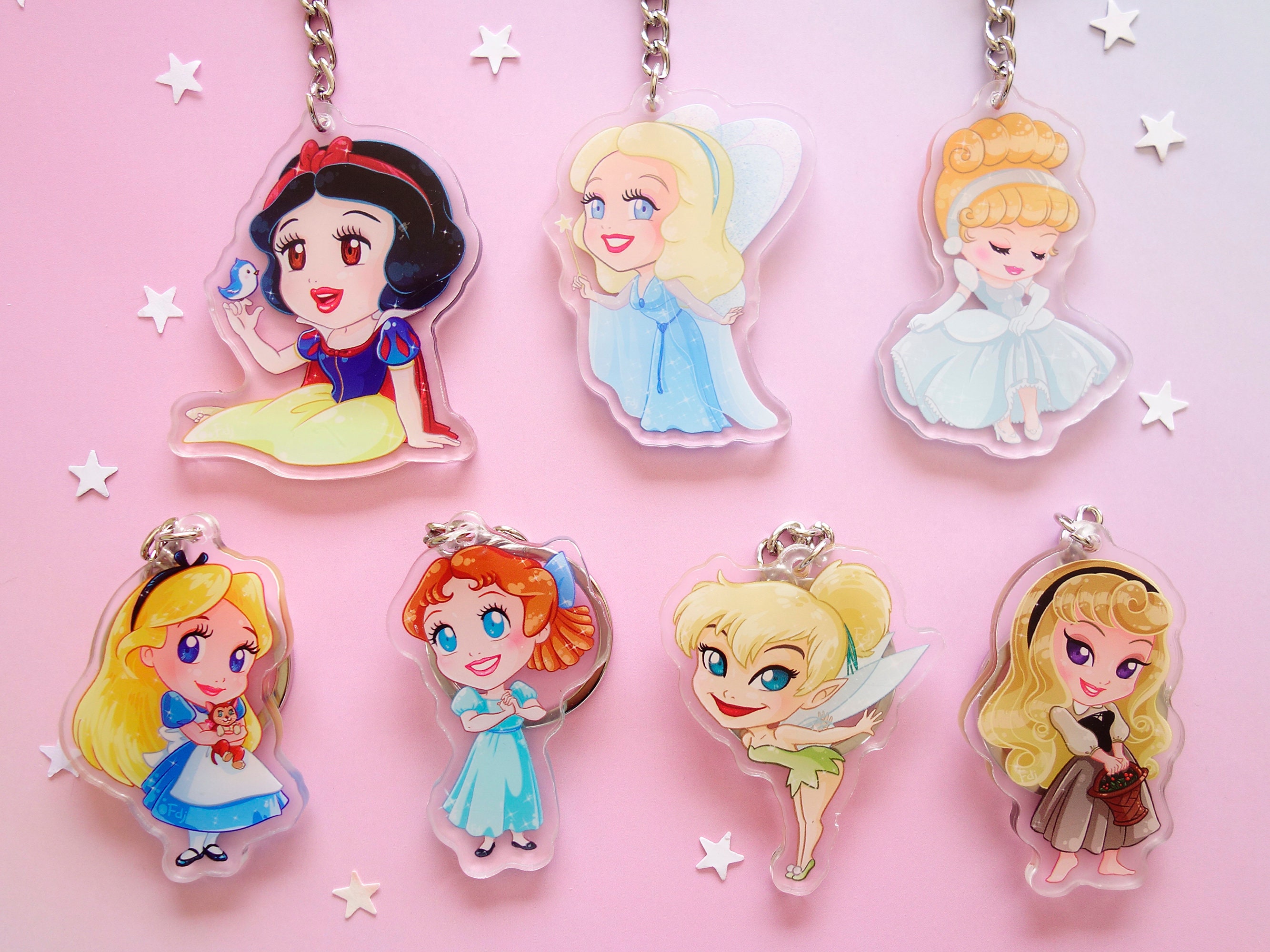 Porte-cles - Disney - Princesses Disney