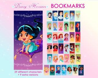 Bookmarks Disney Princesses & Heroines