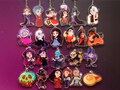 Keychains Disney Villains Acrylic Charms Cute Gifts Evil Queen Maleficent Cruella Ursula Gaston Scar Jafar Frollo Hades Yzma Shan Halloween product logo