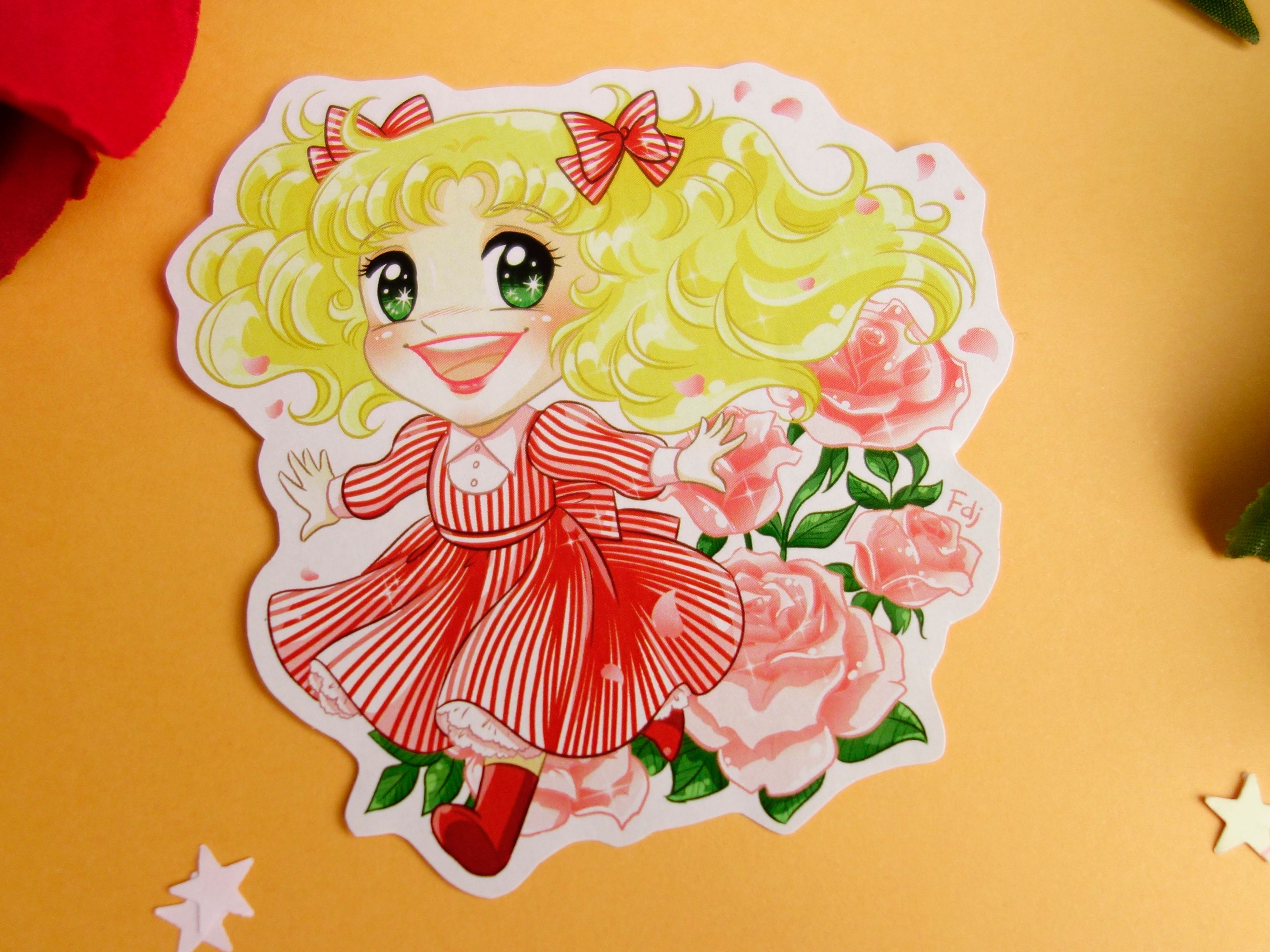 キーホルダー ステッカー キャンディ キャンディ アクリルチャーム