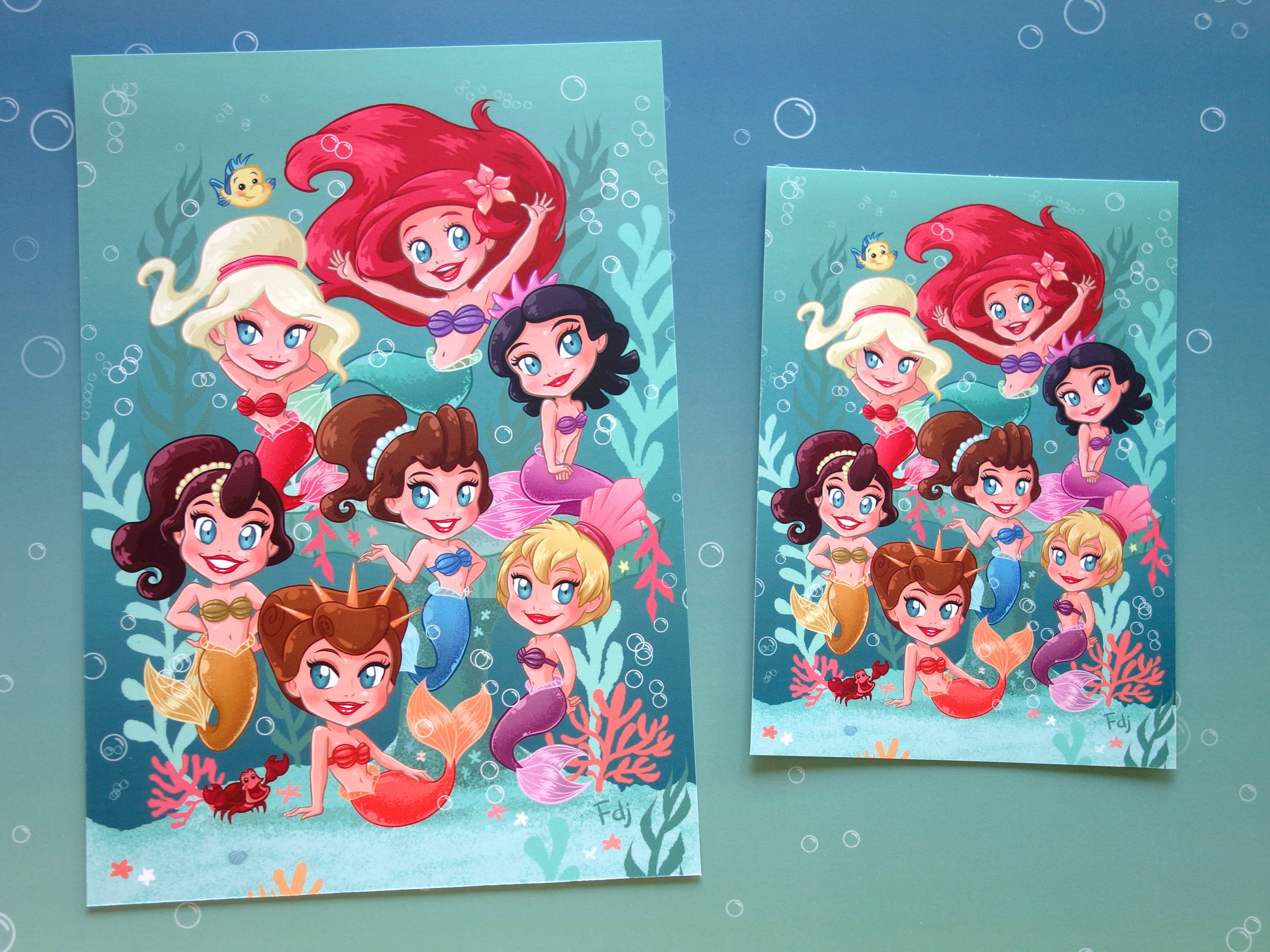 ディズニー　アリエル　カルフォルニア　ウォールアート　絵画 3e5ed128eebb079280f41f8ca3b6a1