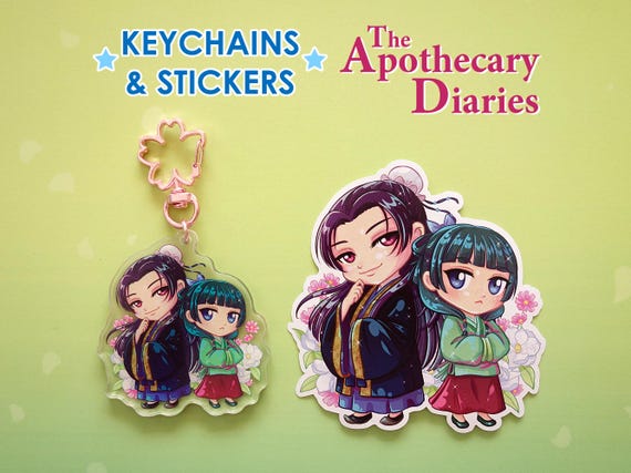 Keychains Stickers Apothecary Diaries Kusuriya no Hitorigoto Maomao Jinshi Cute Acrylic Charms Manga Anime