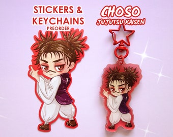 Stickers & Keychains - Choso - JJK