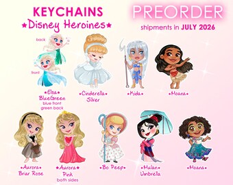 キーホルダー ディズニープリンセス アクリルチャーム かわいいギフト