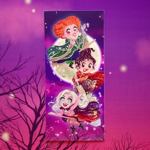 Lesezeichen Lesezeichen Hokus Pokus Sanderson Schwestern Winnie Sarah Mary Halloween niedliche Geschenke Sammlerstücke gruselige Filme