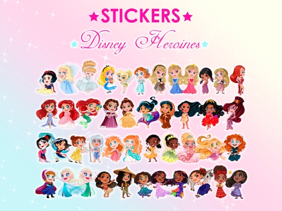 Sticker Disney Princesses 90 Stickers