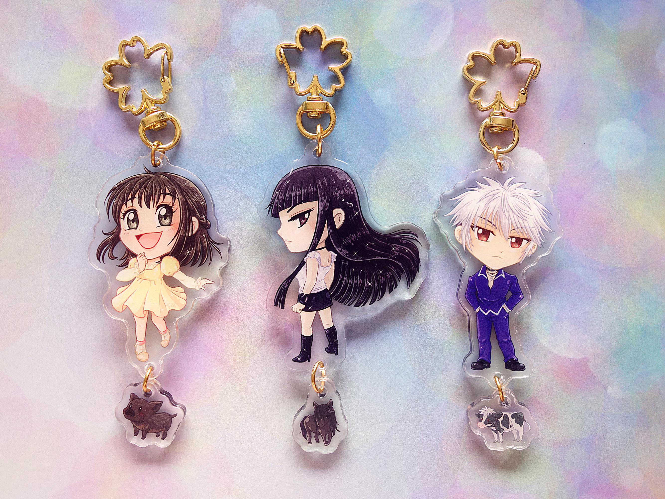 Schlüsselanhänger Obst Korb Chinesisches Sternzeichen Acryl Charms Nette  Geschenke Tohru Kyo Yuki Tiergeister Manga Anime - Etsy Österreich, image size:2667x2000