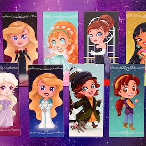 Bookmarks Non Disney Princesses Cute Gifts Collectable Heroines Odette Odile Swan Thumbelina Amalthea Unicorn Kayley Camelot Chel Dorado