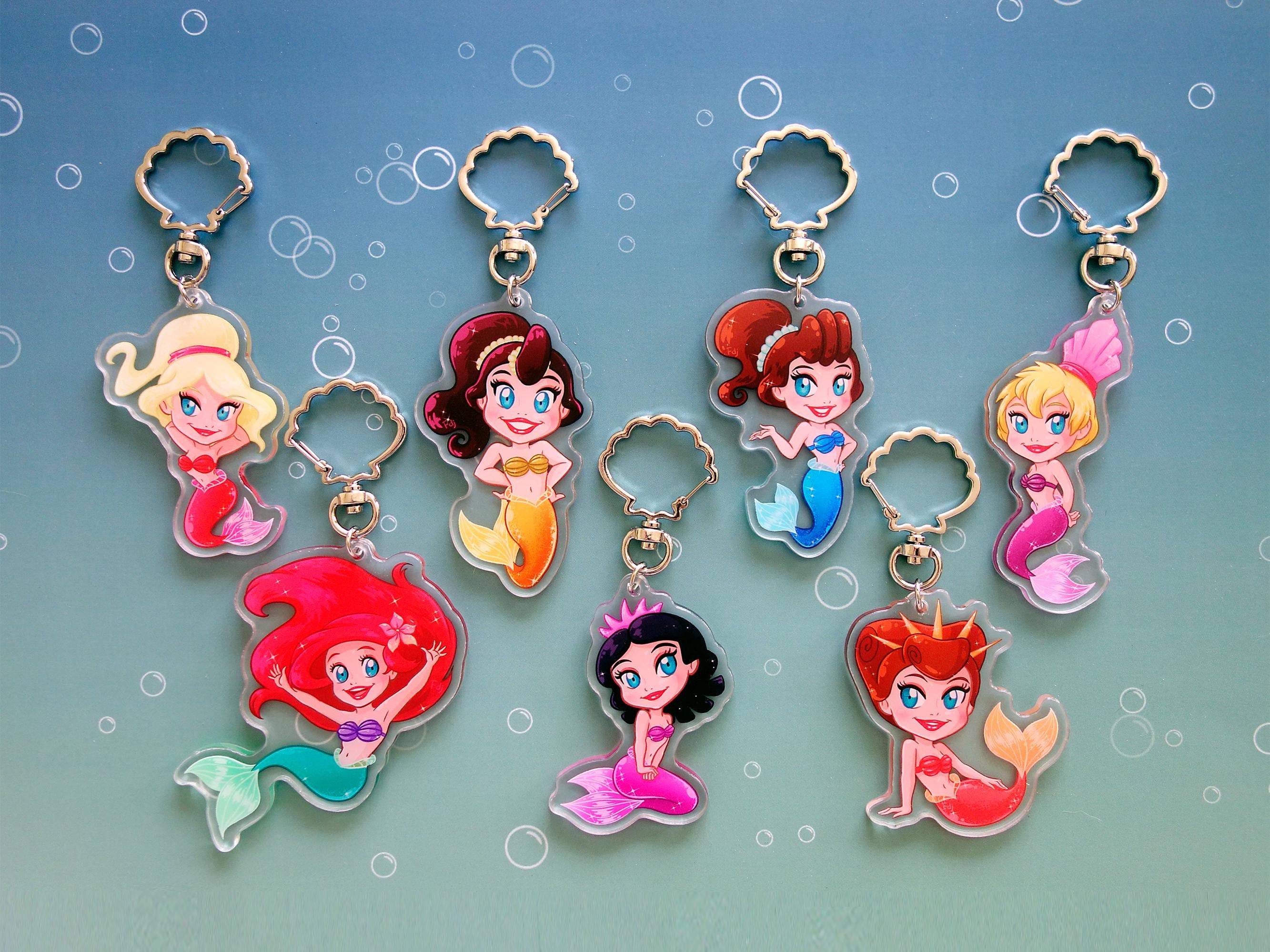 Keyring☆リトルマーメイド☆アリエル☆キーホルダー