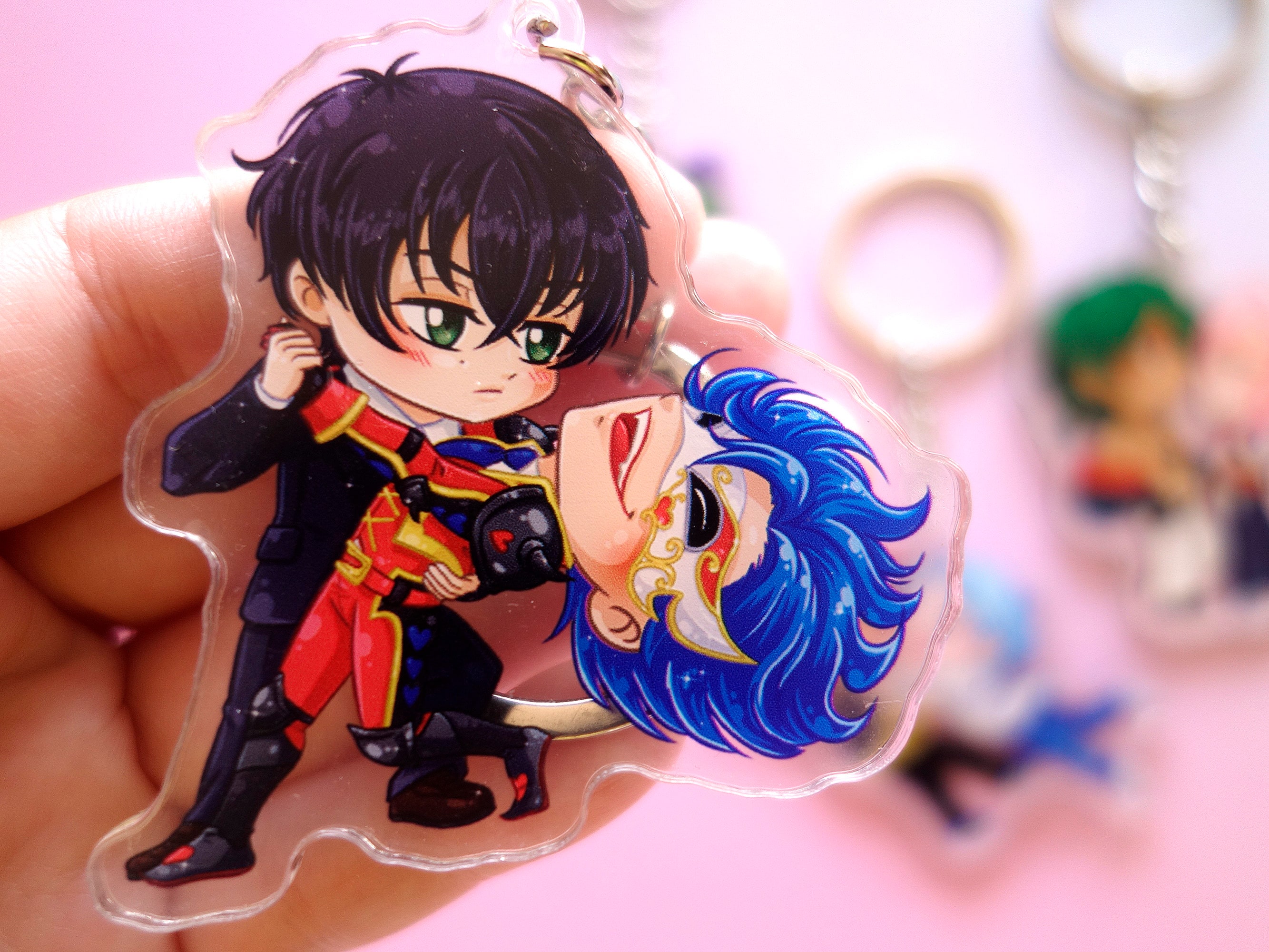 Keychains SK8 the Infinity Reki Langa Cherry Blossom Joe Adam