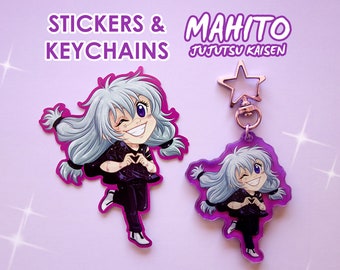 Stickers & Keychains - Mahito - JJK
