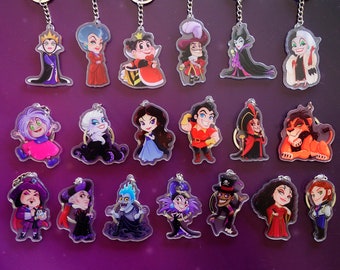 Keychains Disney Villains