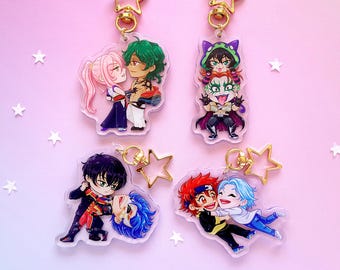 Llaveros SK8 The Infinity Reki Langa Cherry Blossom Joe Adam Tadashi Shadow Miya Amuletos acrílicos Regalos lindos Manga Anime