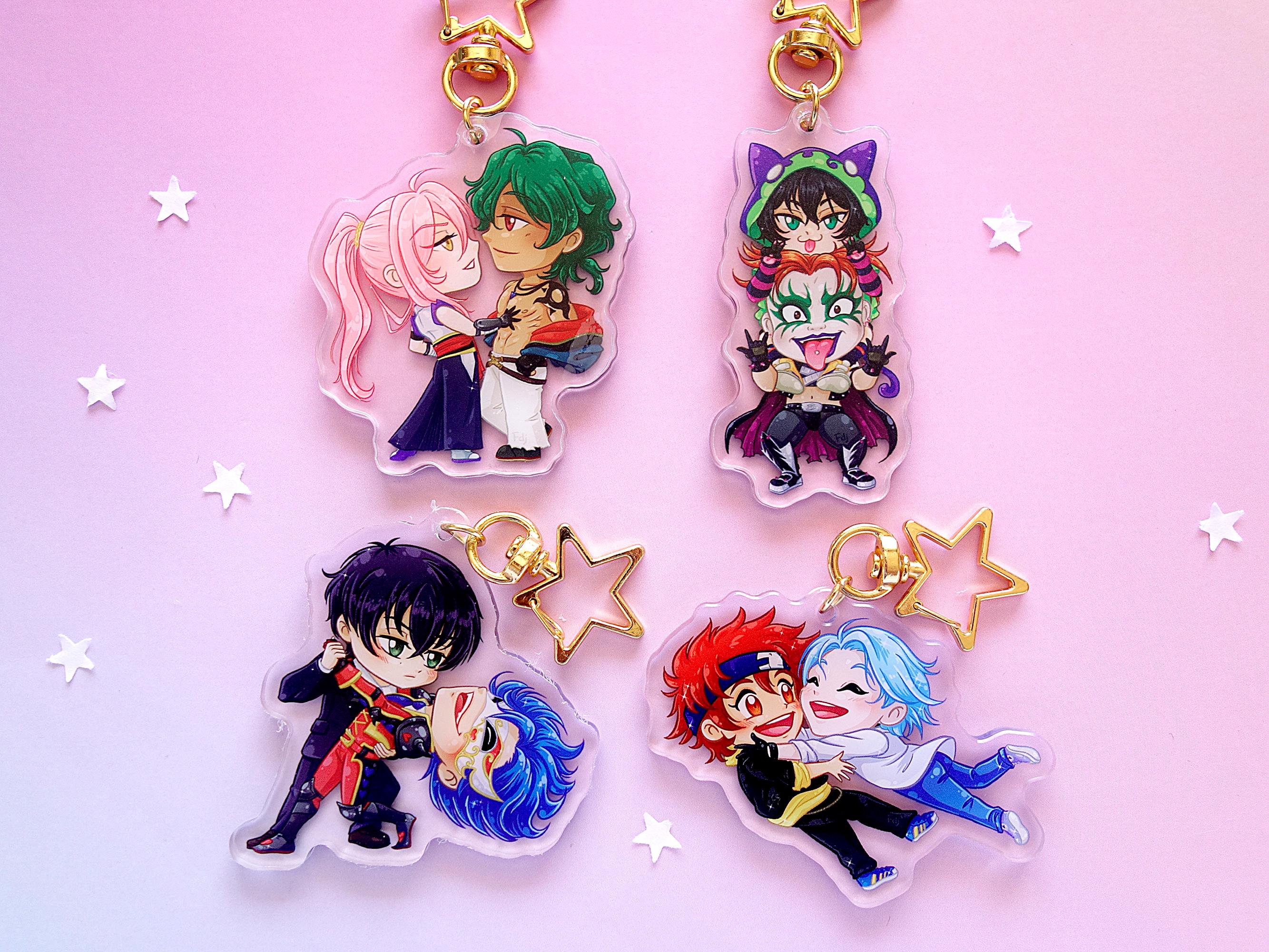 Keychains SK8 the Infinity Reki Langa Cherry Blossom Joe Adam