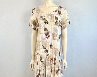 ヴィンテージ 70 年代 80 年代 ハワイ ムームー レッド レース ベビー