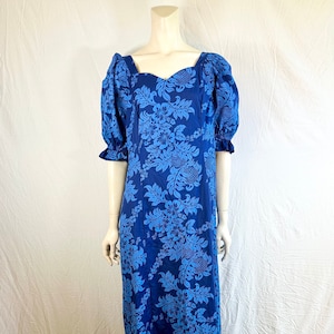 Sweet Vintage Long Muumuu, Made By Shannon Marie Hawaii, X-Large