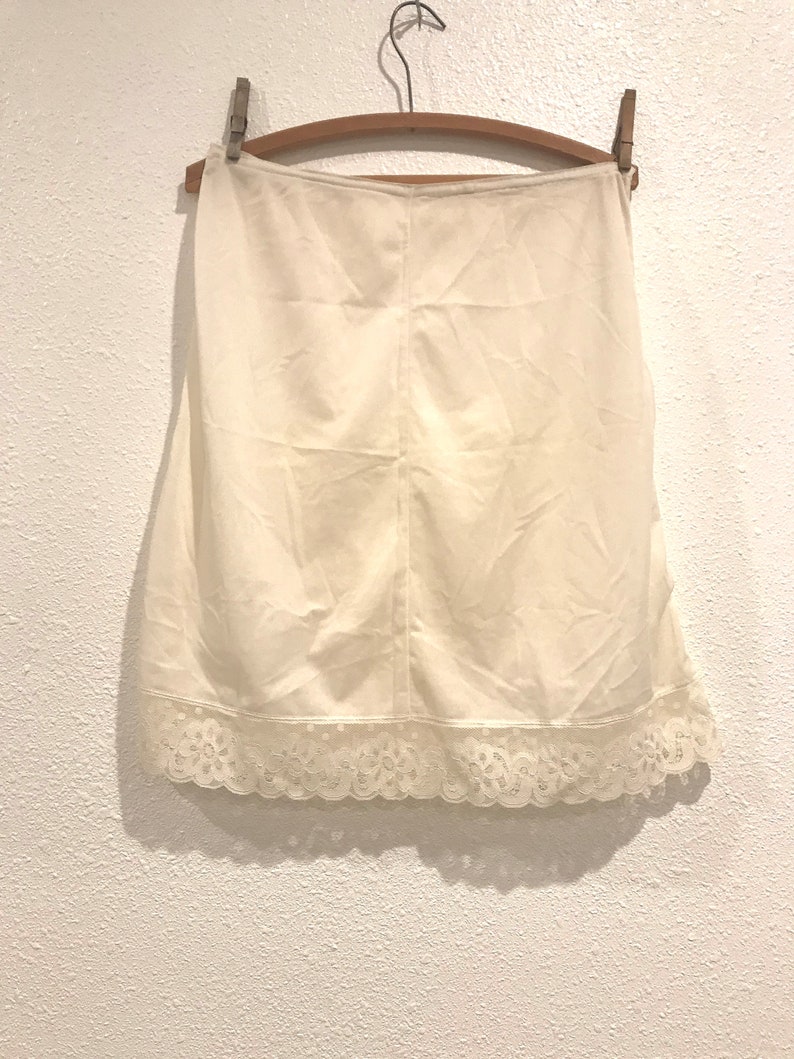 Vintage Ivory Half Slip Etsy