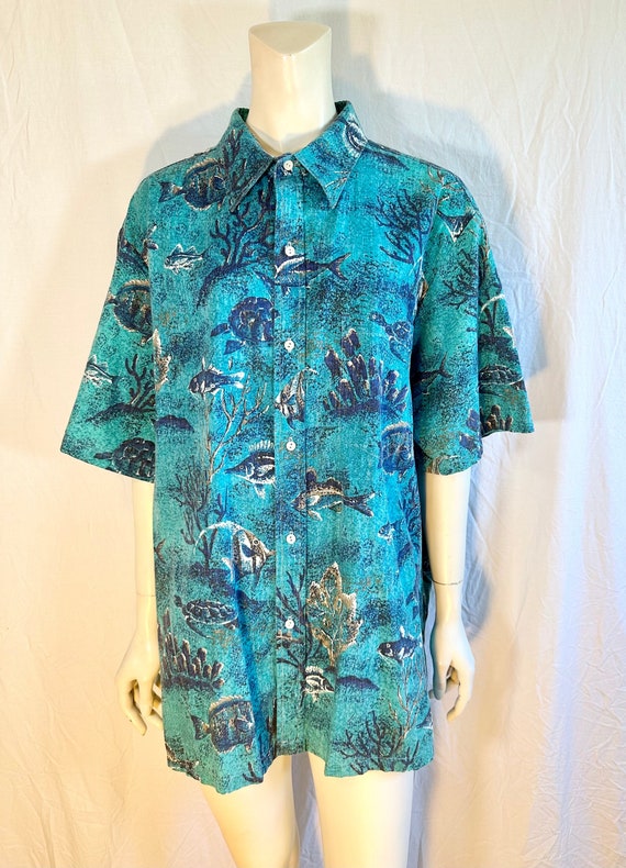 Vintage Aloha Shirt, 2XL, Made By Kai Nani, Made i