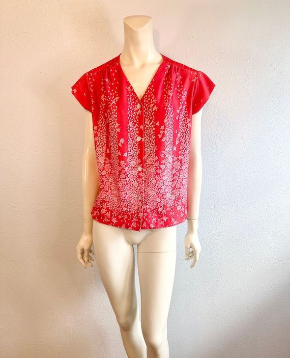 Vintage 70's/80's Sears Hawaiian Fashions Floral B