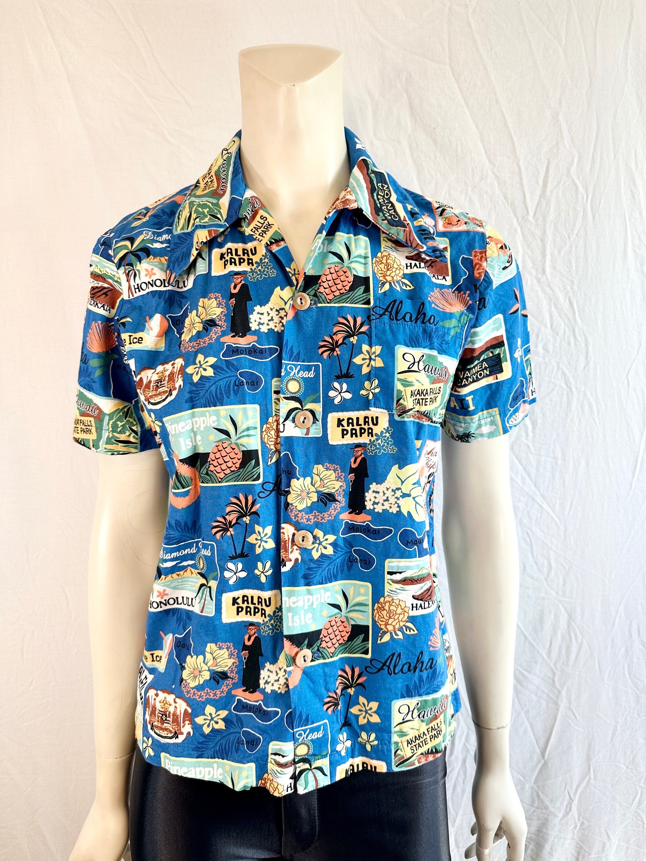 Vintage Nostalgic Aloha Shirt, Small - Etsy