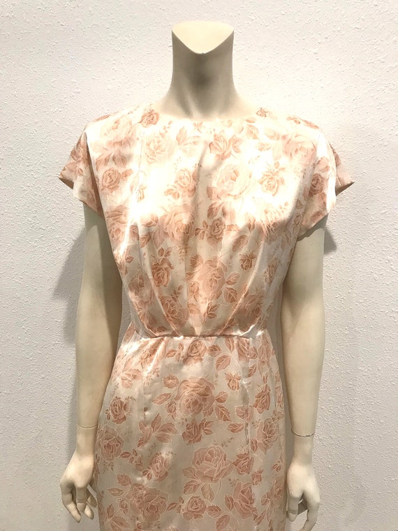 1980's Vintage Floral Dress, Small - image 4