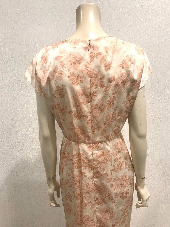 1980's Vintage Floral Dress, Small - image 5