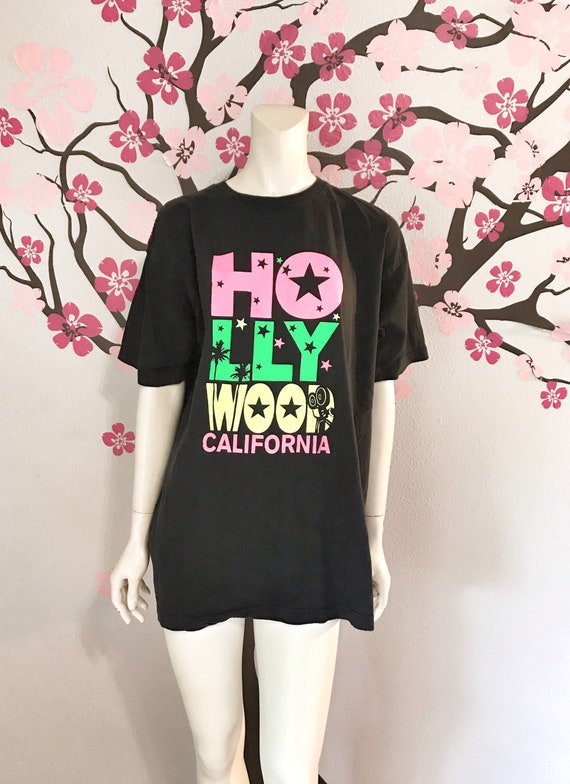 1990's Hollywood T-Shirt, Large - image 1