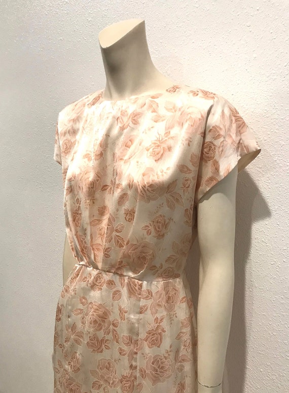 1980's Vintage Floral Dress, Small - image 2
