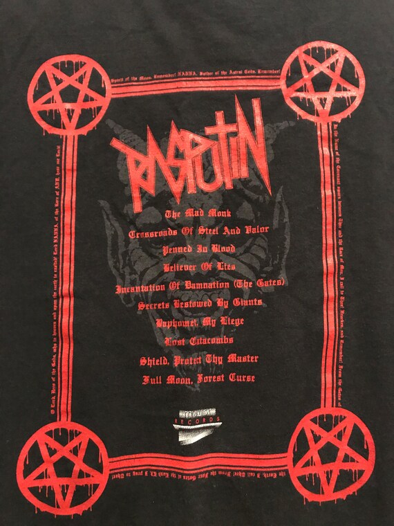 1980's Rasputin T-Shirt, X-Large - image 4