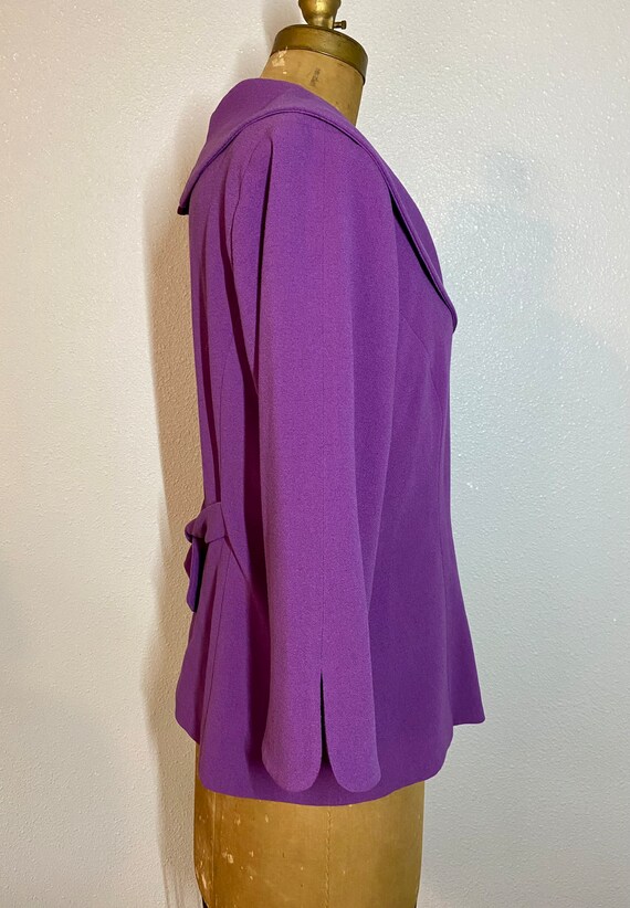 Vintage Bob Mackie Wearable Art Jacket, Large. - image 5