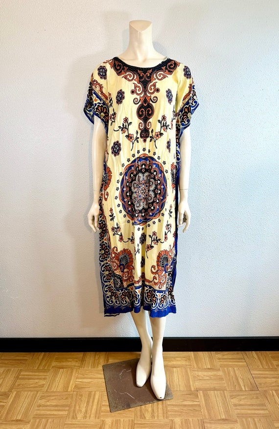 Beautiful Batik Print Kaftan/Dress, By Batik Sumi,