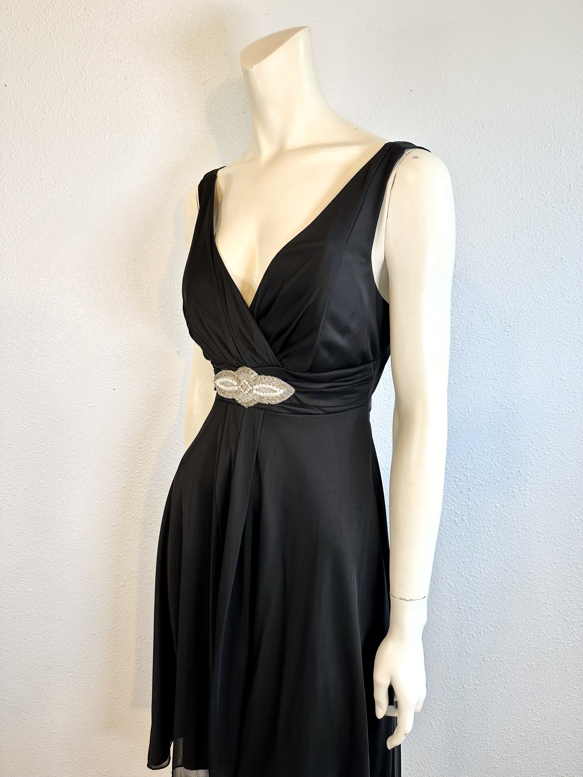 Y2K EnFocus Studio Little Black Dress, High Low Design, Size 6 Y2K EnFocus Studio Little Black Dress, High Low Design, Size 6