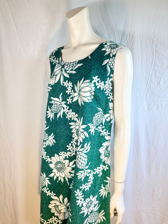Sweet Y2K Hawaiian Print Dress, Medium - image 2