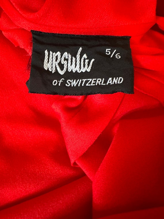 Valentines 80's Red Dress, By Ursula of Switzerla… - image 5