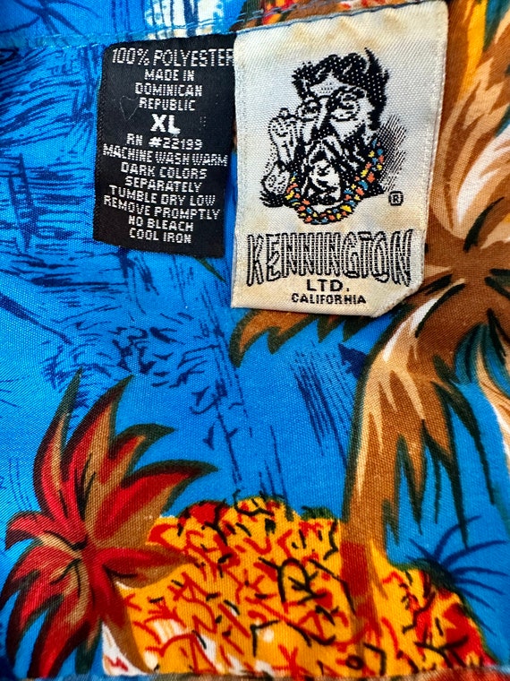 Vintage Kennington LTD. Aloha Shirt, X-Large - image 6