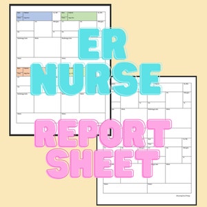 Printable Maternity Postpartum Nursing Report Sheet PDF Template, Digital  Medical Mother Baby Nurse, Registered Nicu Nurse Sheet, Er Nurse 