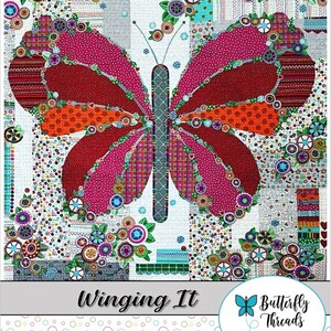 Winging It Schmetterling PDF Nähanleitung mit Vorlagen