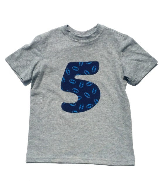 Batman Inspired Birthday Shirt, 5th Birthday,5 Year Old Birthday, Birthday, Boy, Shirt, READY TO SHIP Il_570xn