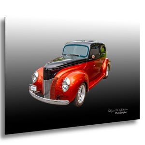 1940 Ford Hot Rod Wall Art | Vintage Classic Car Photography | Retro Garage Decor | Collector Gift for Car Enthusiasts