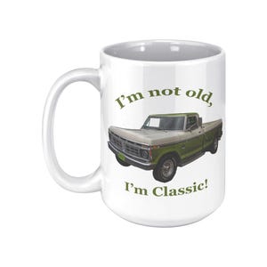 1971 Ford F250 Classic Pickup 15oz Mug | Vintage Truck Coffee Cup | Automotive Gift for Car Lovers & Collectors