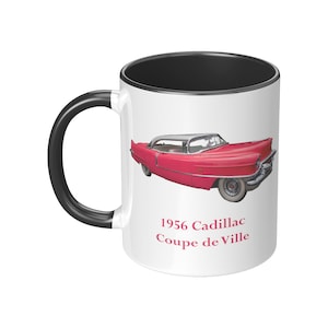 Classic 1956 Cadillac 11 oz mug, Classic Car Gift, Gift Mug for Cadillac Lovers,  Classic Car Lovers Gift Mug, Classic Car Lover Coffee Mug