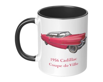 Classic 1956 Cadillac 11 oz mug, Classic Car Gift, Gift Mug for Cadillac Lovers,  Classic Car Lovers Gift Mug, Classic Car Lover Coffee Mug