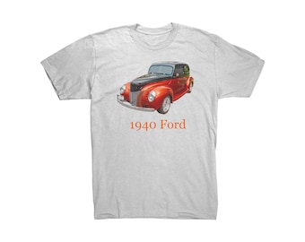 50 年代ホット ロッド シューボックス フォード T シャツ - ホット