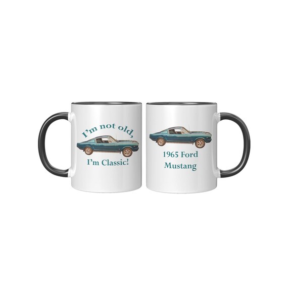 1965 Ford Mustang Fastback Mug - Classic Car Lover Gift - Retro Auto Coffee  Cup - Muscle Car Art for Car Enthusiasts - Etsy