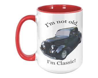 年代もの　ビンテージ　Ford フォードマグカップ 新品 ビンテージ FORD フォード コブラ アメ車 旧車 マグカップ 当時物