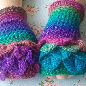 Crochet Dragon Gauntlets Pattern