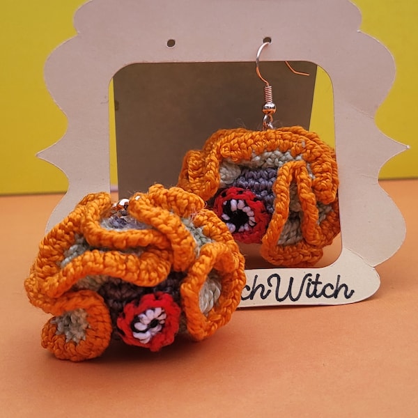 Handmade Crochet The Last of Us Clicker earrings