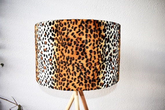 animal print table lamp