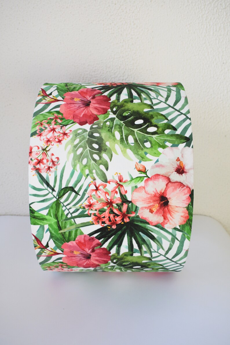 Floral lampshade Green lampshade Palm lampshade