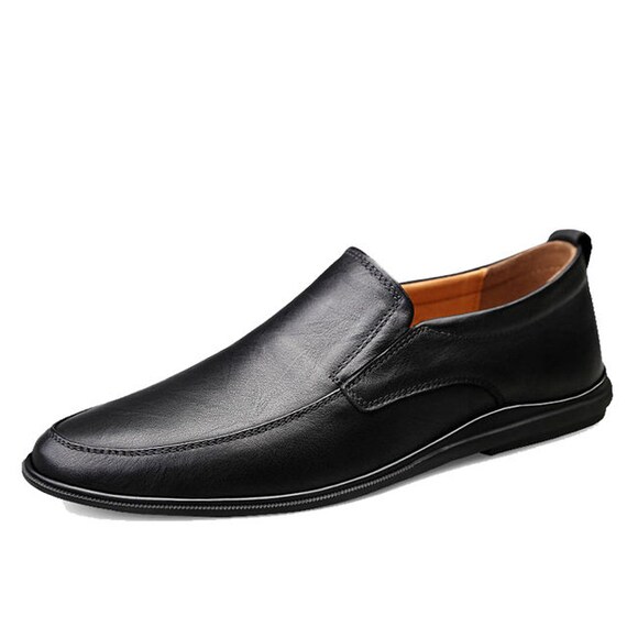 Genuine Leather Men's Shoes Luxury Men's Shoes - Etsy